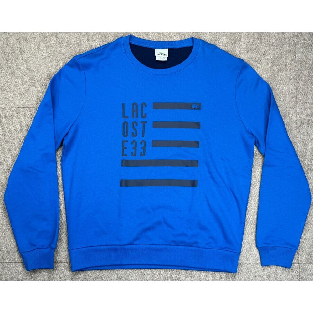 Lacoste‎ Men's Long Sleeve Crew Neck Sweatshirt Size 5